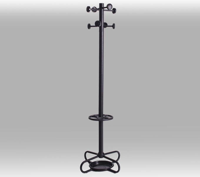 Wieszak metalowy z uchwytem na parasol