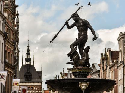 Gdańsk fontanna Neptuna