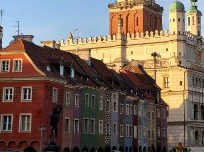 Kamienice na rynku Poznań