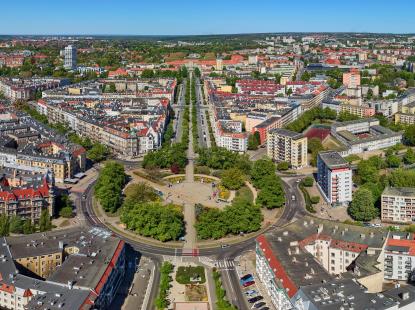 Szczecin z lotu ptaka