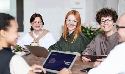 Markteing team meeting