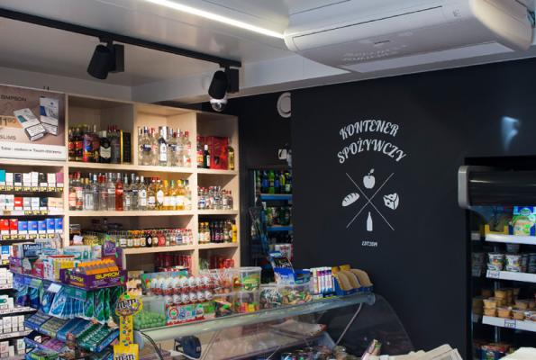 kontenery sklepowe - Algeco