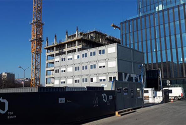 zaplecza budów kontenery